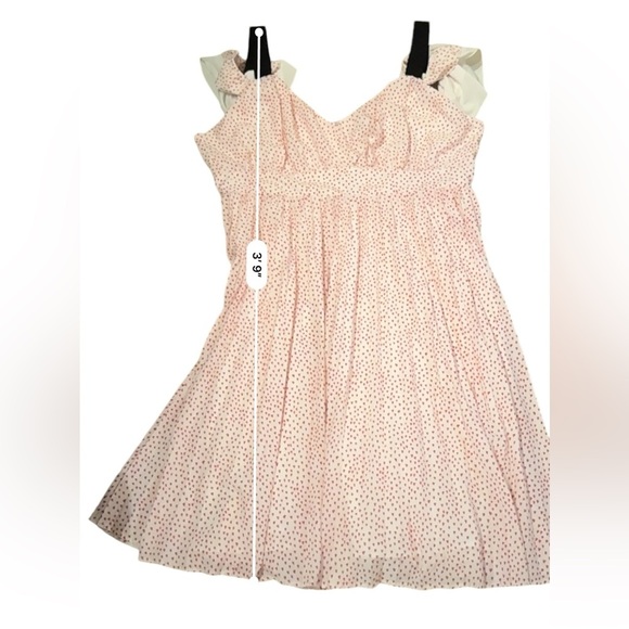 RTR Eloquii White & Red Valentine's Day Heart Print Off Shoulder Midi Dress 20 - Picture 12 of 12